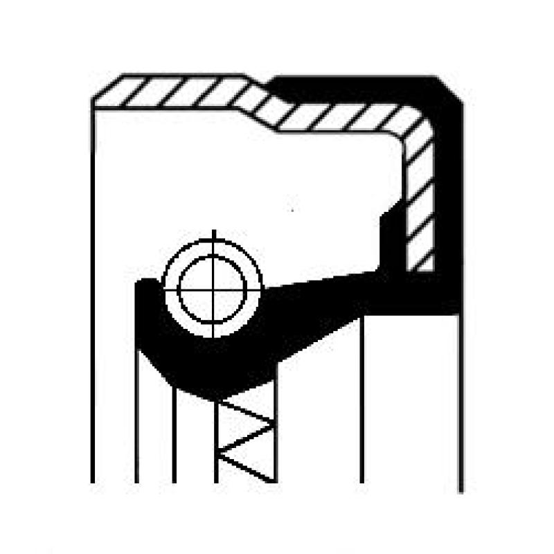 Bague d'étanchéité, boîte de transfert CORTECO 01036457B - Visuel 2