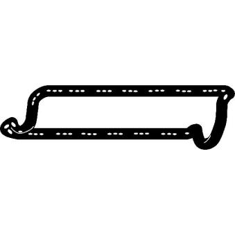 Joint d'étanchéité, carter d'huile CORTECO 023940P pour FORD ORION 1.6 i - 105cv
