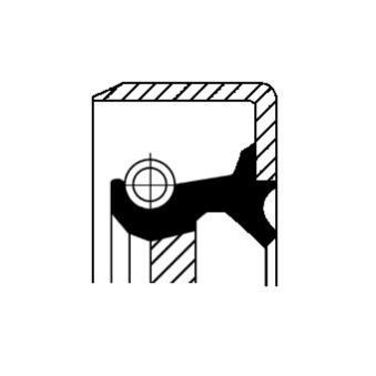 Bague d'étanchéité, boîte de vitesse manuel CORTECO OEM 40000610