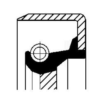 Bague d'étanchéité, boîte de vitesse manuel CORTECO [12011426B]