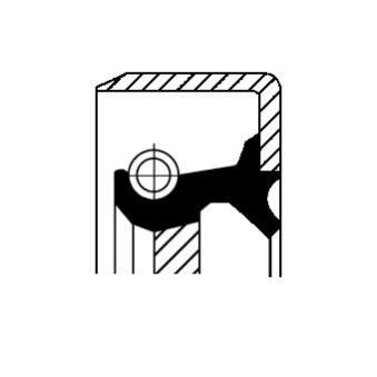 Bague d'étanchéité, vilebrequin CORTECO OEM 40100610