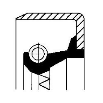 Bague d'étanchéité, boîte de vitesse manuel CORTECO OEM 19111