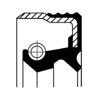 Bague d'étanchéité, moyeu de roue CORTECO 12018360B pour BMW Série 3 2.4 - 163cv