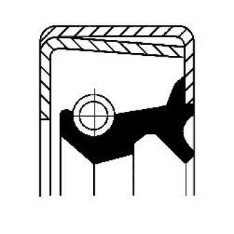 Bague d'étanchéité, moyeu de roue CORTECO OEM 9031140108