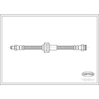 Flexible de frein CORTECO 19018123