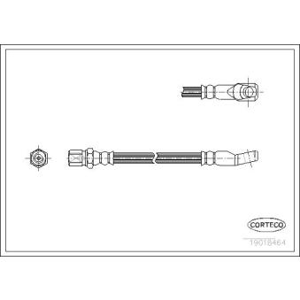 Flexible de frein CORTECO OEM 4293206