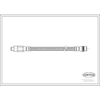 Flexible de frein CORTECO [19018511]