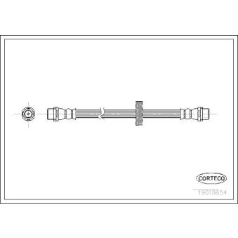 Flexible de frein CORTECO OEM 535611701