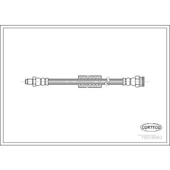 Flexible de frein CORTECO OEM 481622 Flexible de frein CORTECO OEM 481622