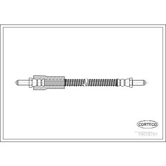 Flexible de frein CORTECO 19018761