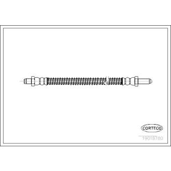 Flexible de frein CORTECO OEM NTC3458