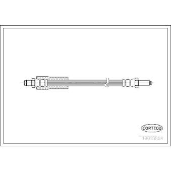 Flexible de frein CORTECO 19018804 pour MAZDA 626 2.3 - 107cv