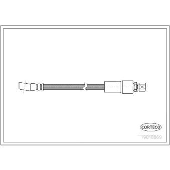 Flexible de frein CORTECO [19018869]