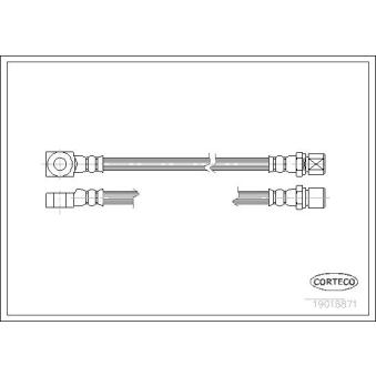 Flexible de frein CORTECO OEM 90090773 Flexible de frein CORTECO OEM 90090773