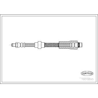 Flexible de frein CORTECO OEM 480662