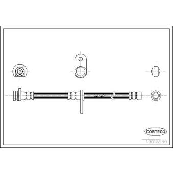 Flexible de frein CORTECO [19018940]