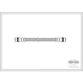 Flexible de frein CORTECO OEM 4409165 Flexible de frein CORTECO OEM 4409165