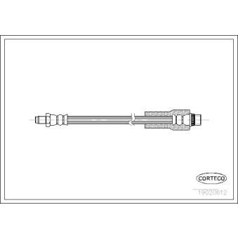Flexible de frein CORTECO OEM 7701204590 Flexible de frein CORTECO OEM 7701204590