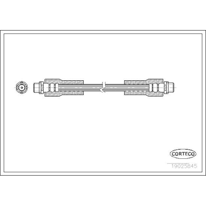 Flexible de frein CORTECO 19025845 - Visuel 2