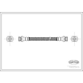 Flexible de frein CORTECO OEM MR129778 Flexible de frein CORTECO OEM MR129778