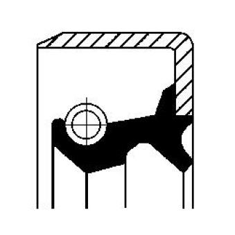 Bague d'étanchéité, moyeu de roue CORTECO 19026223B pour CHEVROLET VOLT E2000 - 86cv