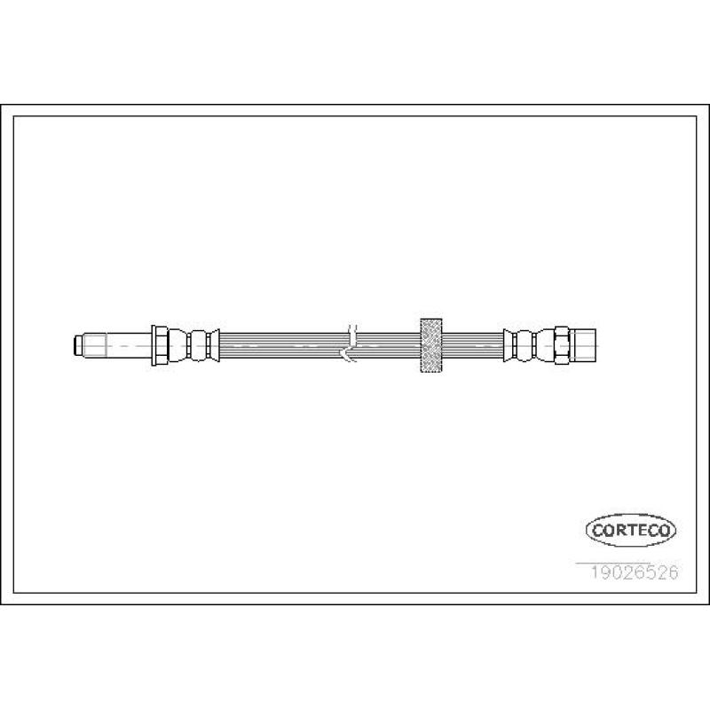 Flexible de frein CORTECO 19026526 - Visuel 2