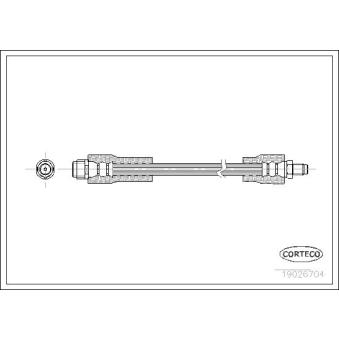Flexible de frein CORTECO OEM 2104280535