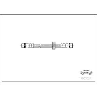 Flexible de frein CORTECO OEM 4409165 Flexible de frein CORTECO OEM 4409165