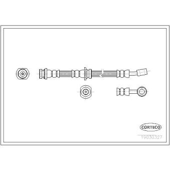 Flexible de frein CORTECO OEM 9204000