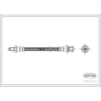 Flexible de frein CORTECO [19030339]