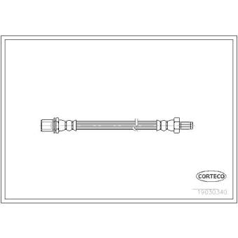 Flexible de frein CORTECO 19030340 pour FORD FOCUS 1.3 - 75cv