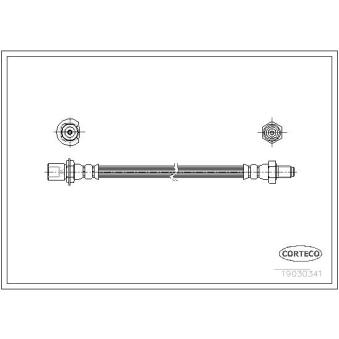 Flexible de frein CORTECO OEM 9694033805