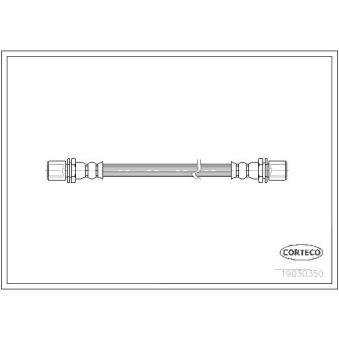 Flexible de frein CORTECO 19030350