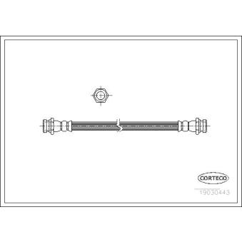 Flexible de frein CORTECO [19030443]