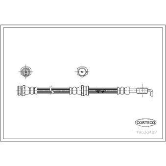 Flexible de frein CORTECO OEM UB3943980B