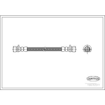 Flexible de frein CORTECO [19030511]