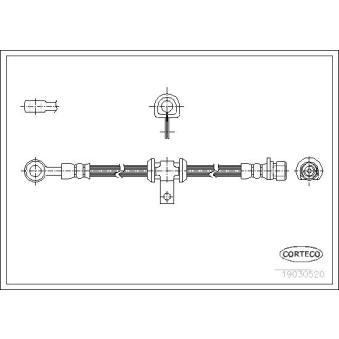 Flexible de frein CORTECO OEM 46414671003P