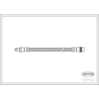Flexible de frein CORTECO OEM 9191264