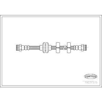Flexible de frein CORTECO 19031575 pour ALFA ROMEO 156 3.2 GTA - 250cv