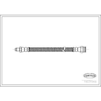 Flexible de frein CORTECO OEM 480669 Flexible de frein CORTECO OEM 480669