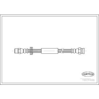 Flexible de frein CORTECO OEM 7335770
