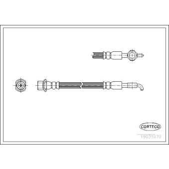 Flexible de frein CORTECO OEM 9094702604 Flexible de frein CORTECO OEM 9094702604