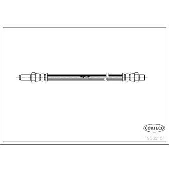Flexible de frein CORTECO 19032151