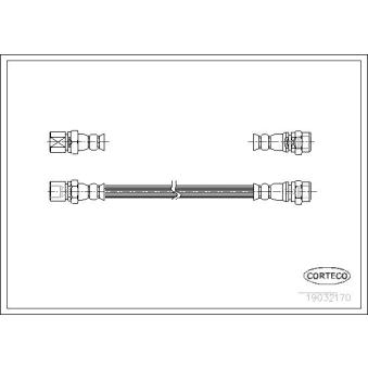 Flexible de frein CORTECO OEM 90217551