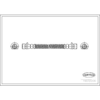 Flexible de frein CORTECO OEM NTC7670
