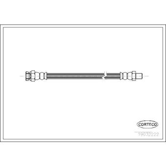 Flexible de frein CORTECO OEM 5873733000