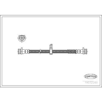 Flexible de frein CORTECO [19032280]