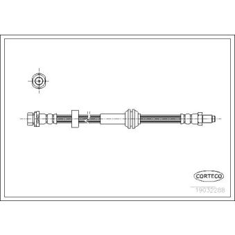Flexible de frein CORTECO OEM 1148270 Flexible de frein CORTECO OEM 1148270