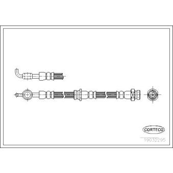 Flexible de frein CORTECO 19032295