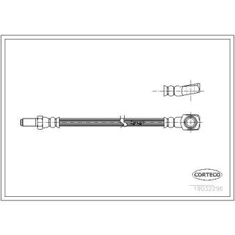 Flexible de frein CORTECO [19032296]
